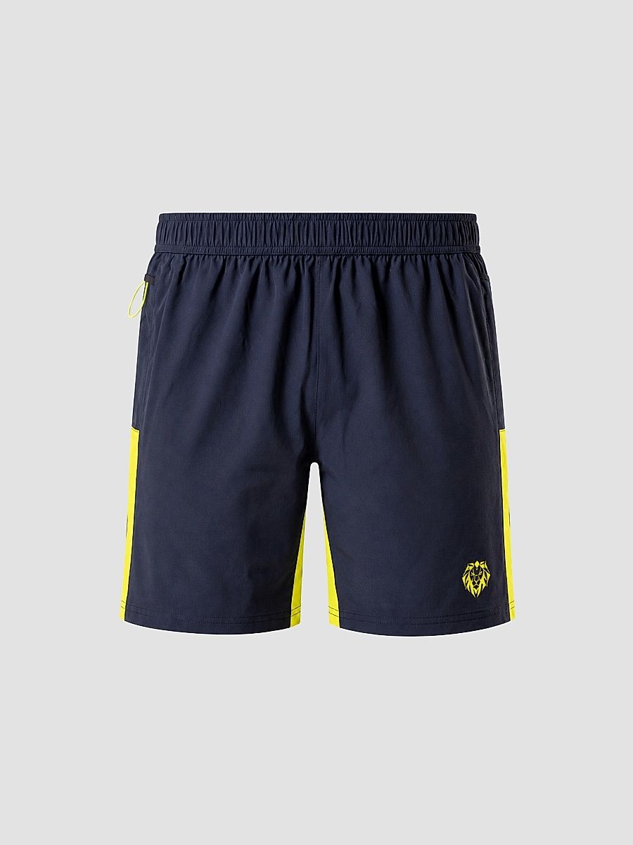 Men's Athletic Neon Shorts - Black - Size Small