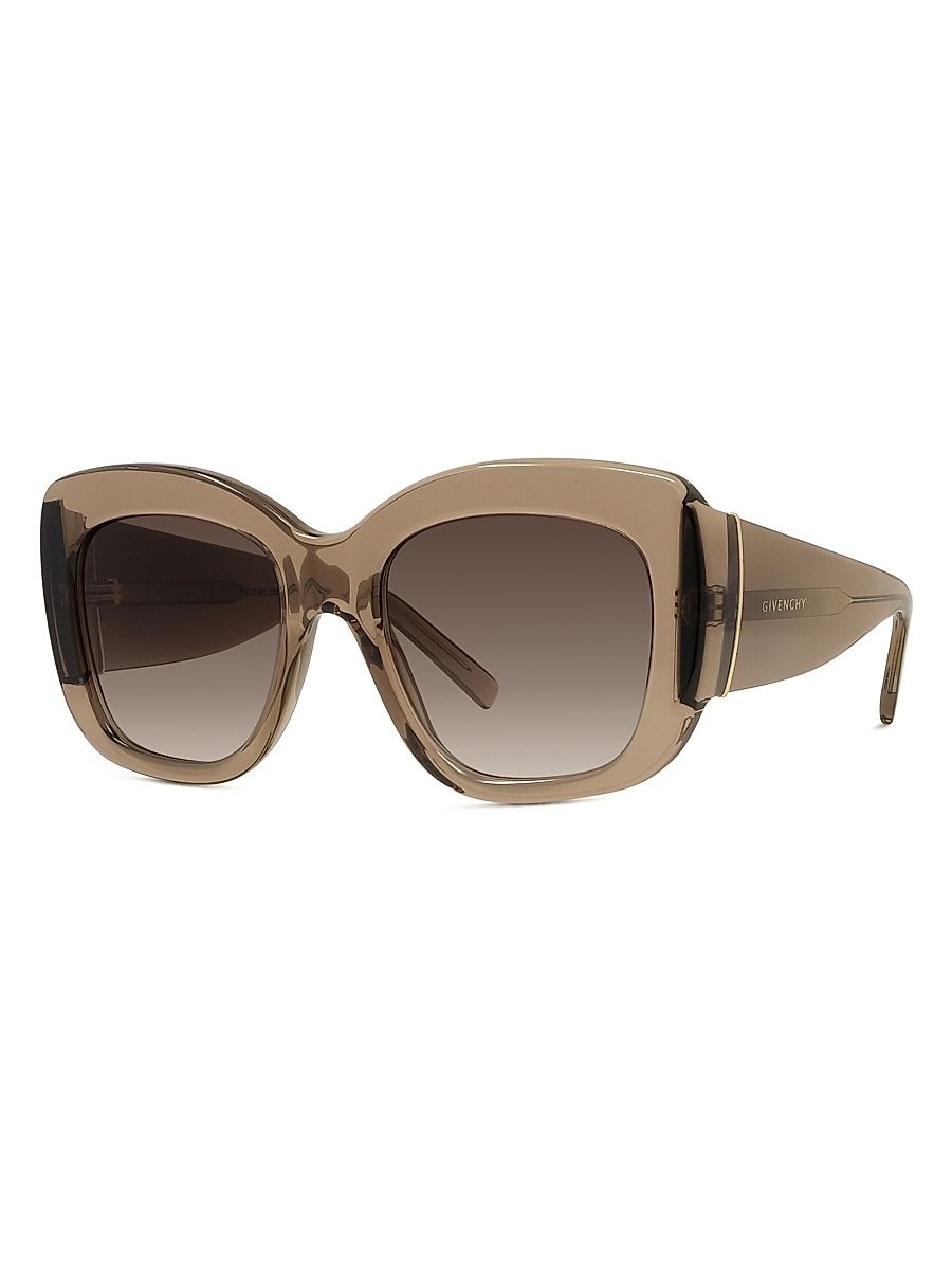 Women's 53MM Butterfly Sunglasses - Brown