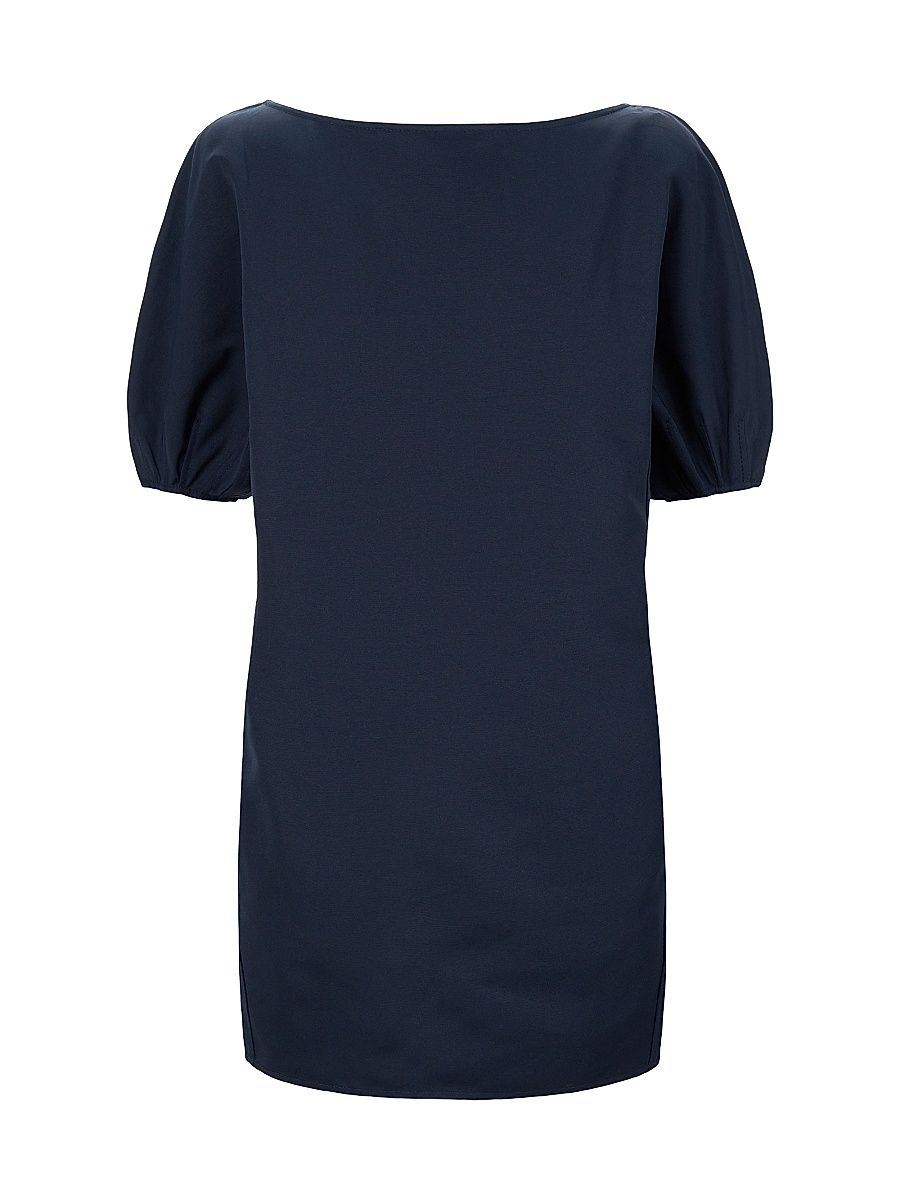 Women's Didi Puff-Sleeve Shift Minidress - Navy - Size Large