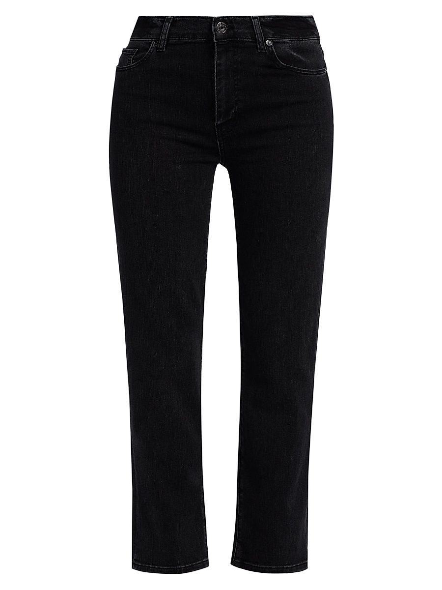 Women's Le Sleek High-Rise Straight Jeans - Meteor - Size 31