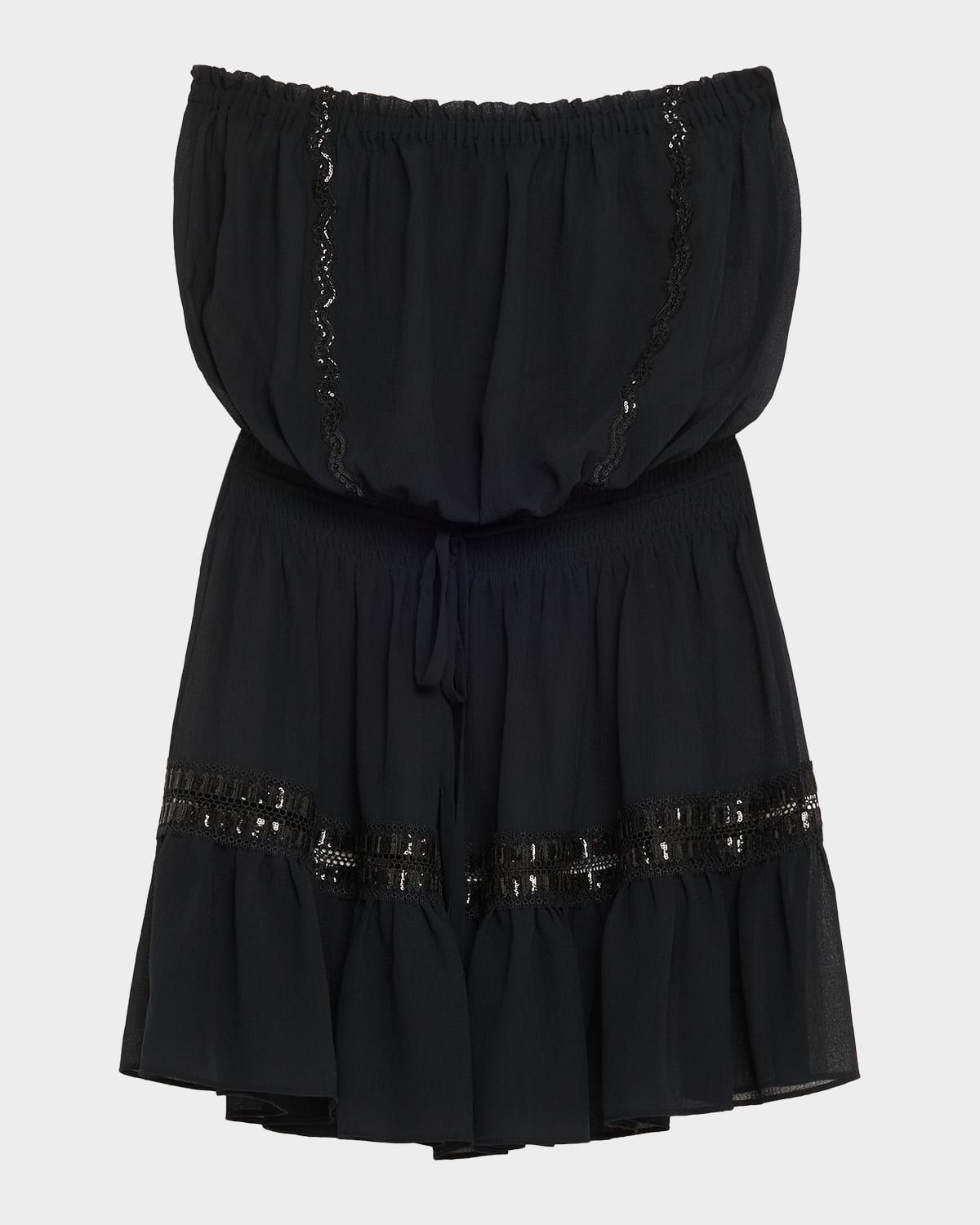 Natallia Strapless Sun Dress Coverup