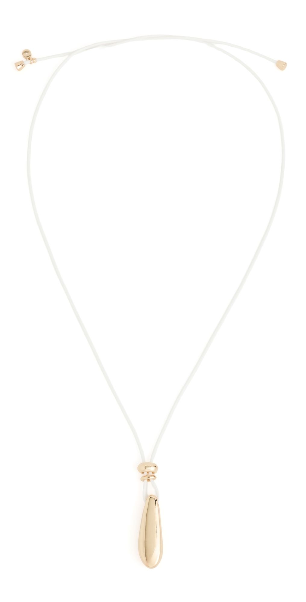 Ettika Pendant Corded Necklace White One Size