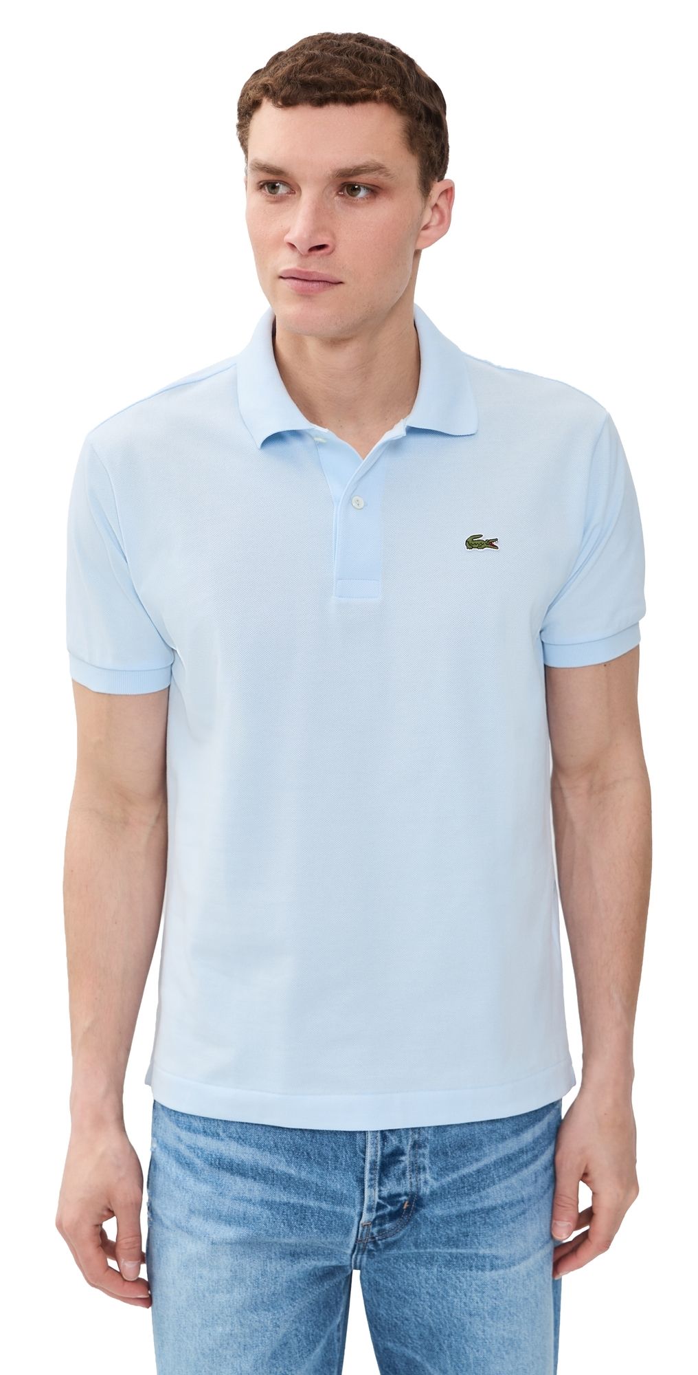 Lacoste Original Cotton Pique Polo Light Blue XXL