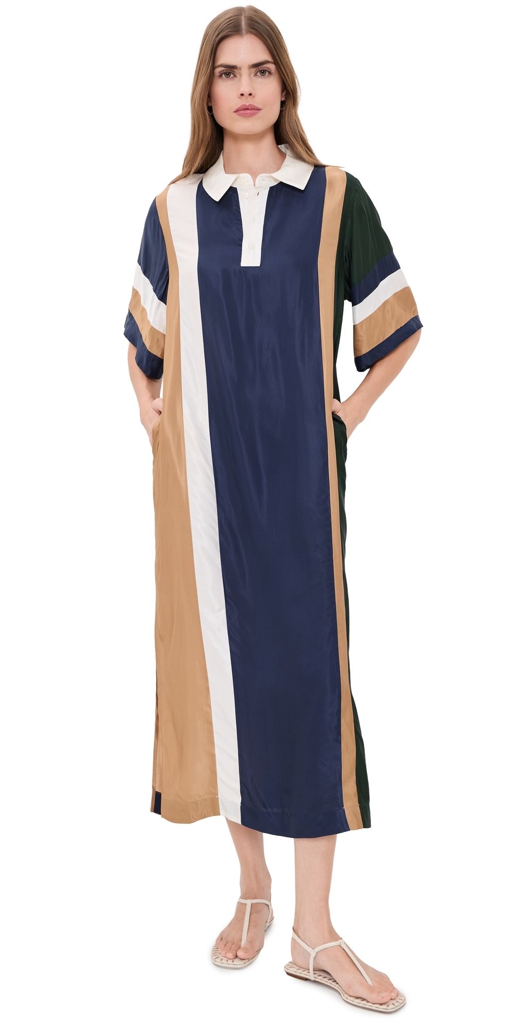 Sea Juliet Polo Maxi Dress Multi XXS