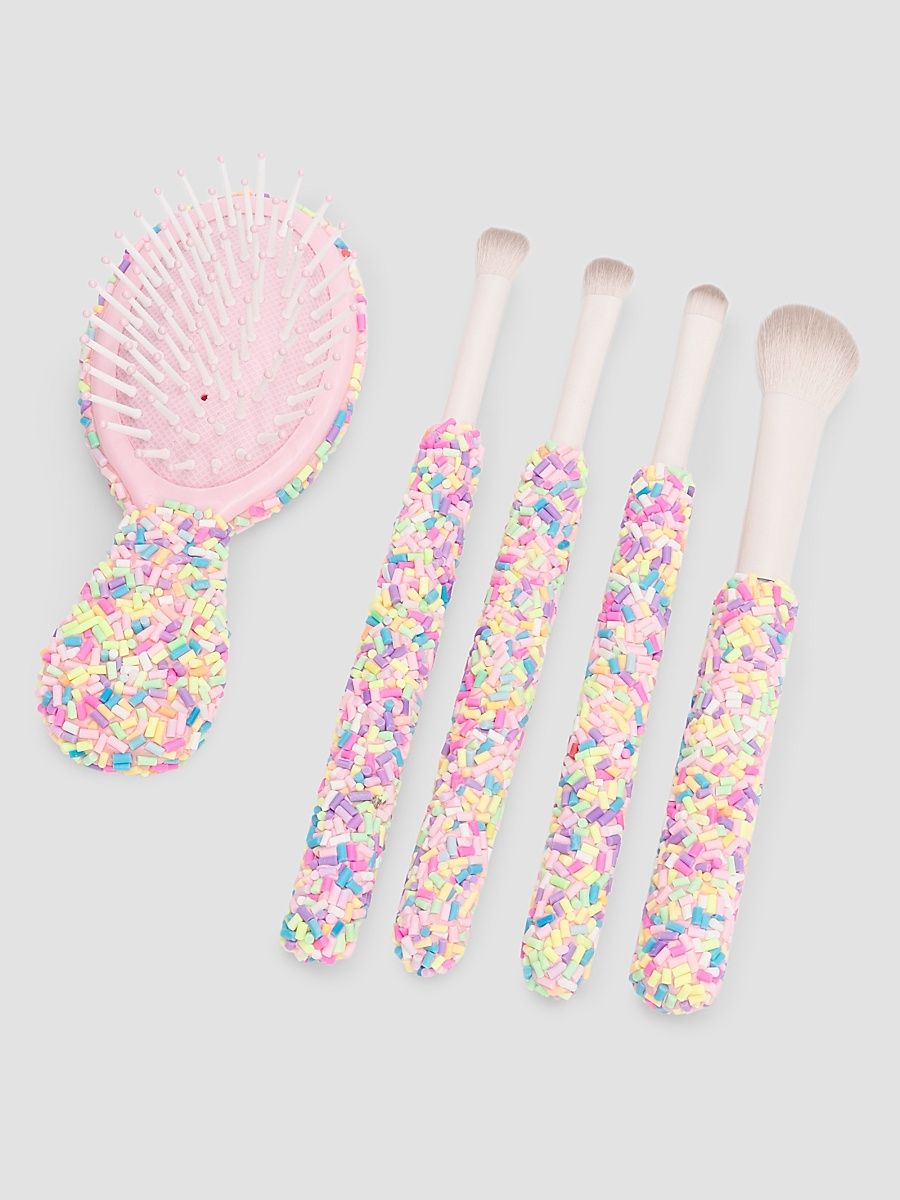 Girl's Sprinkle Embellished Set - Rainbow