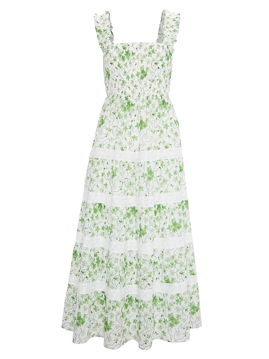 Women's The Kimmy Nap Dress - Green Sweet Peas - Size XXXL