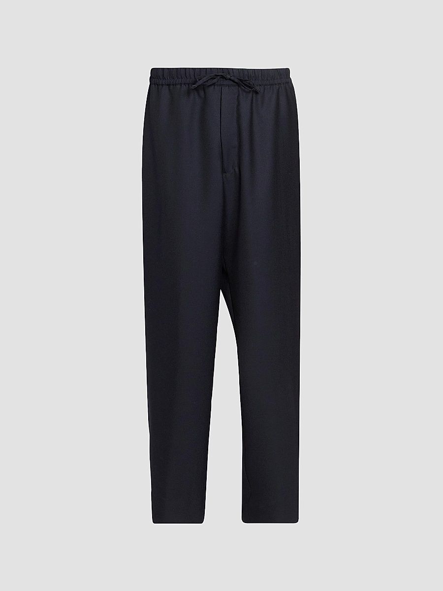 Men Nilson Twill Drawstring Pants - Dark Navy - Size 40