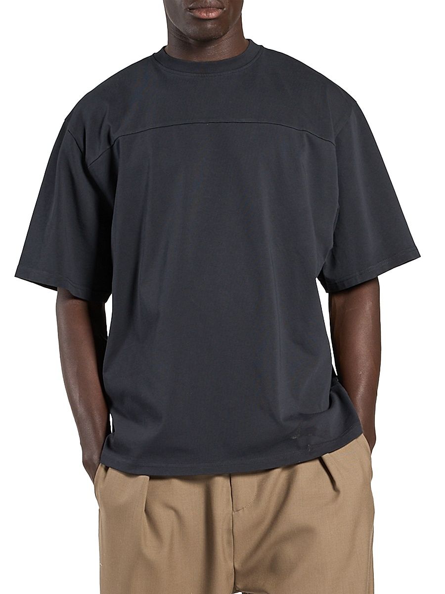 Men's Classic Fit Cotton T-Shirt - Black - Size XL