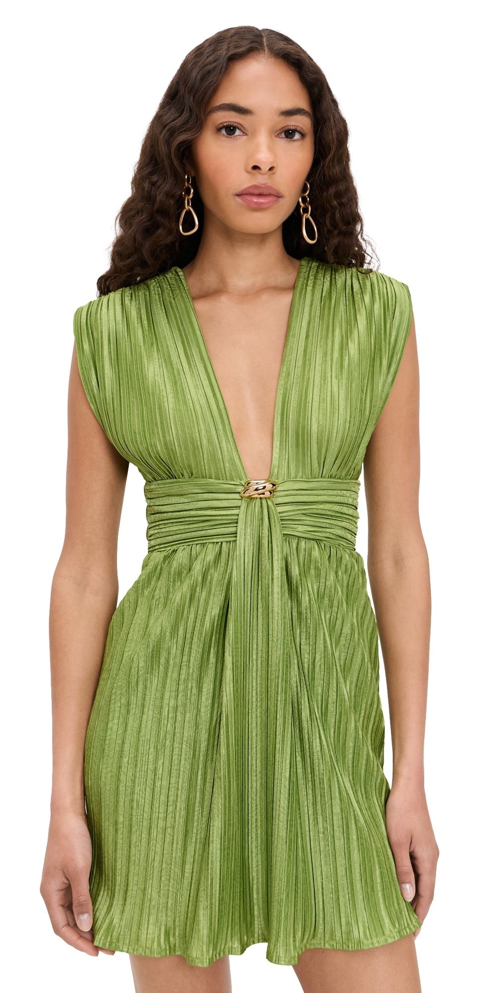 Sabina Musayev Darrelle Dress Tropical Green S