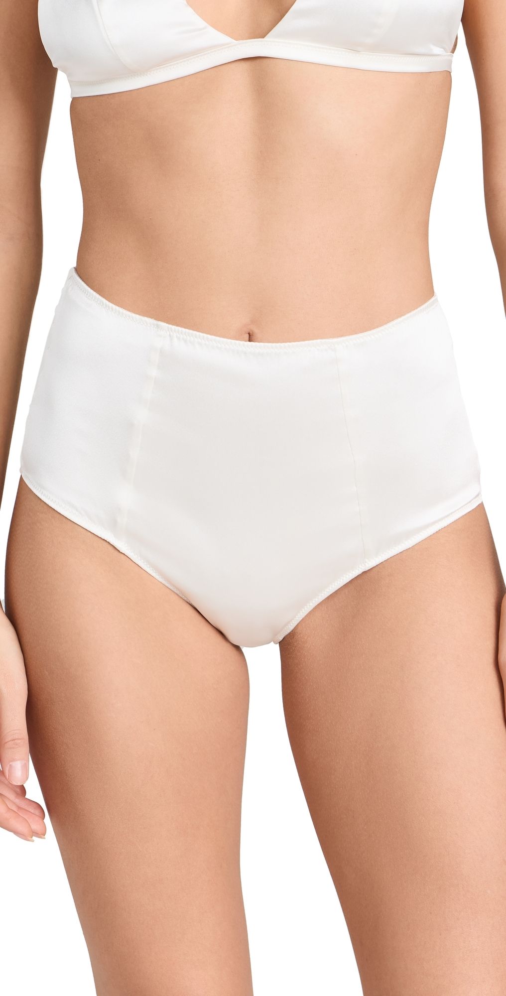 Kiki De Montparnasse Tous Les Jours High Waist Panties Ivory L