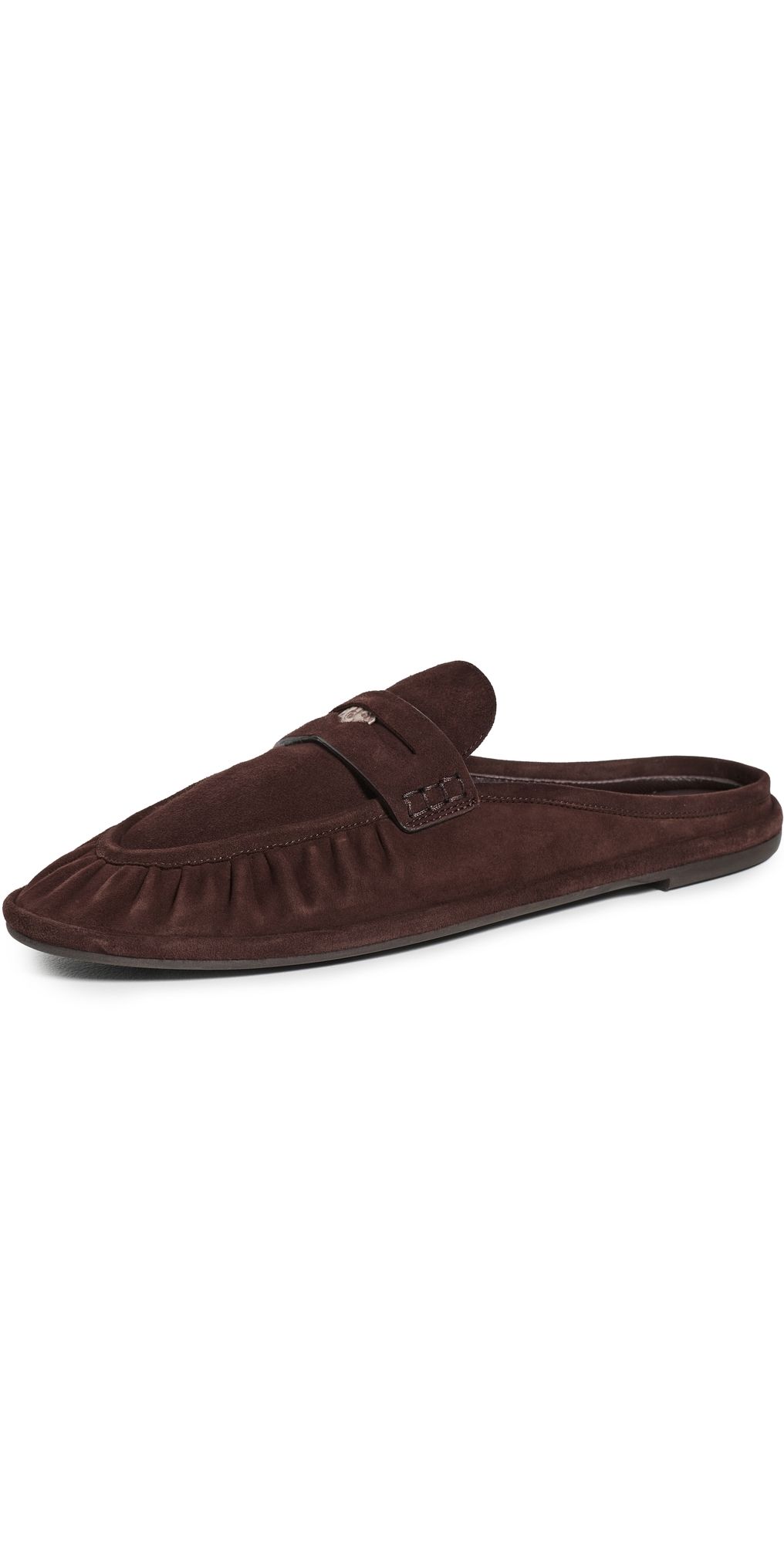 Emme Parsons Monceaux Mules Chocolate Suede 38