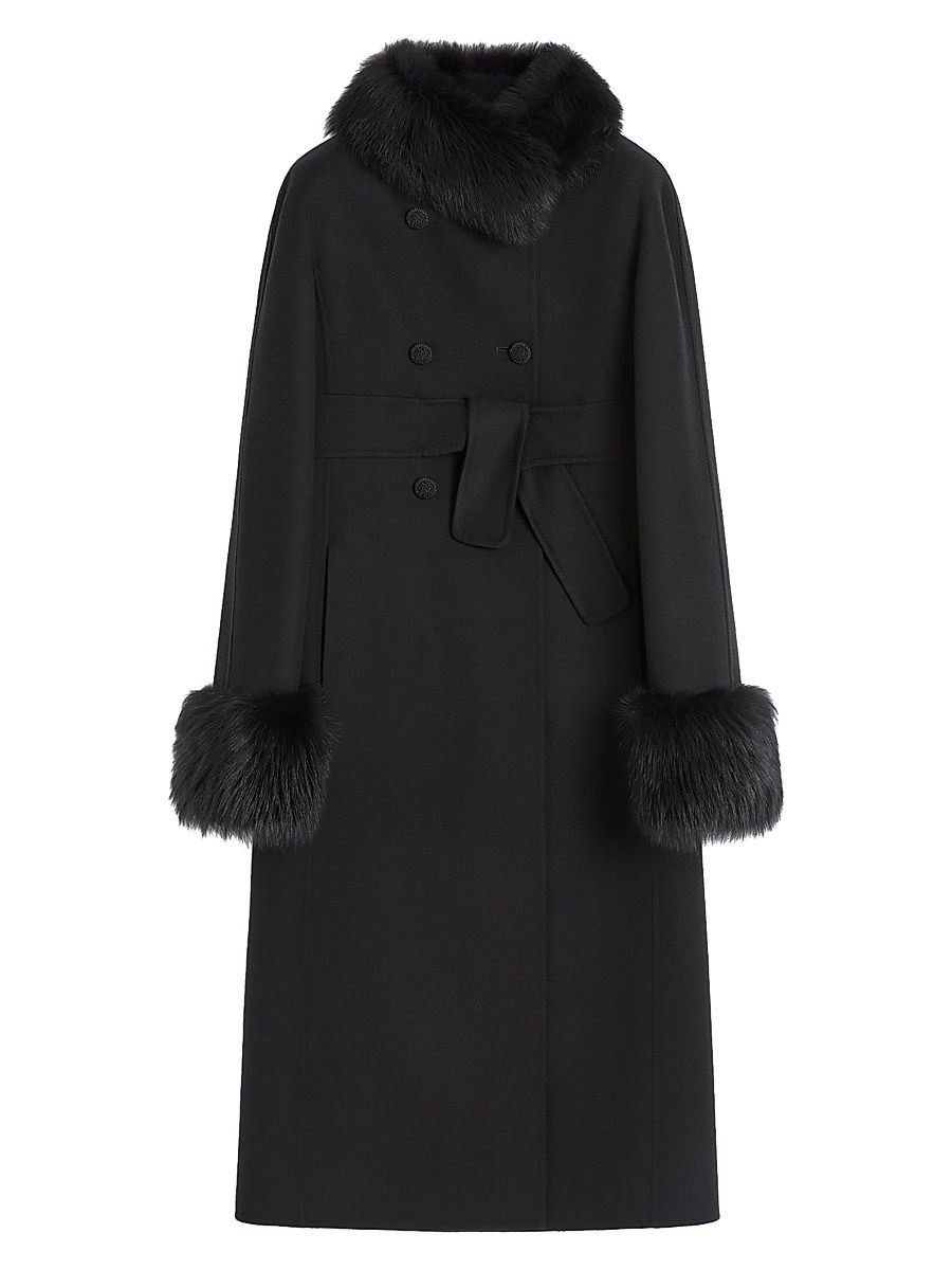 Women's Compact Drap Coat - Black - Size 2