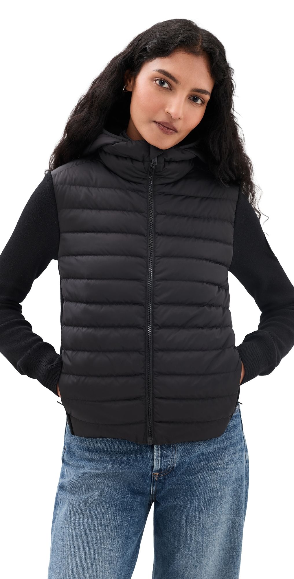 Canada Goose Hybridge Hayes Zip Hoodie Black M