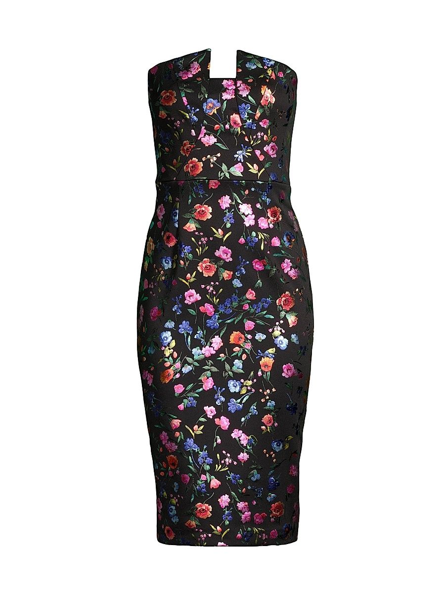 Women's Lena Floral Embroidered Sheath Dress - Prism Bloom - Size 14