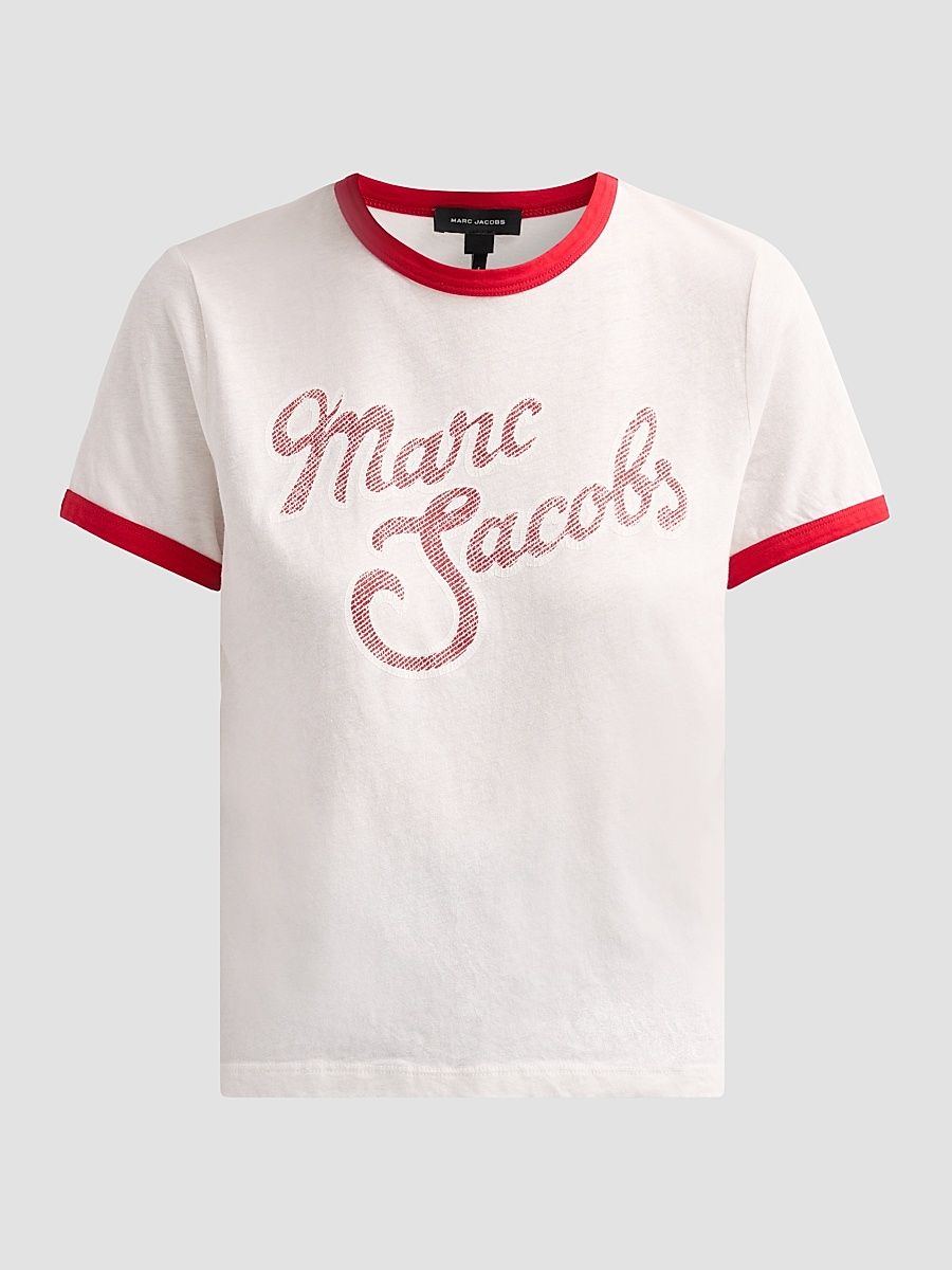 Women's Logo Cotton-Blend T-Shirt - White Multi - Size XS