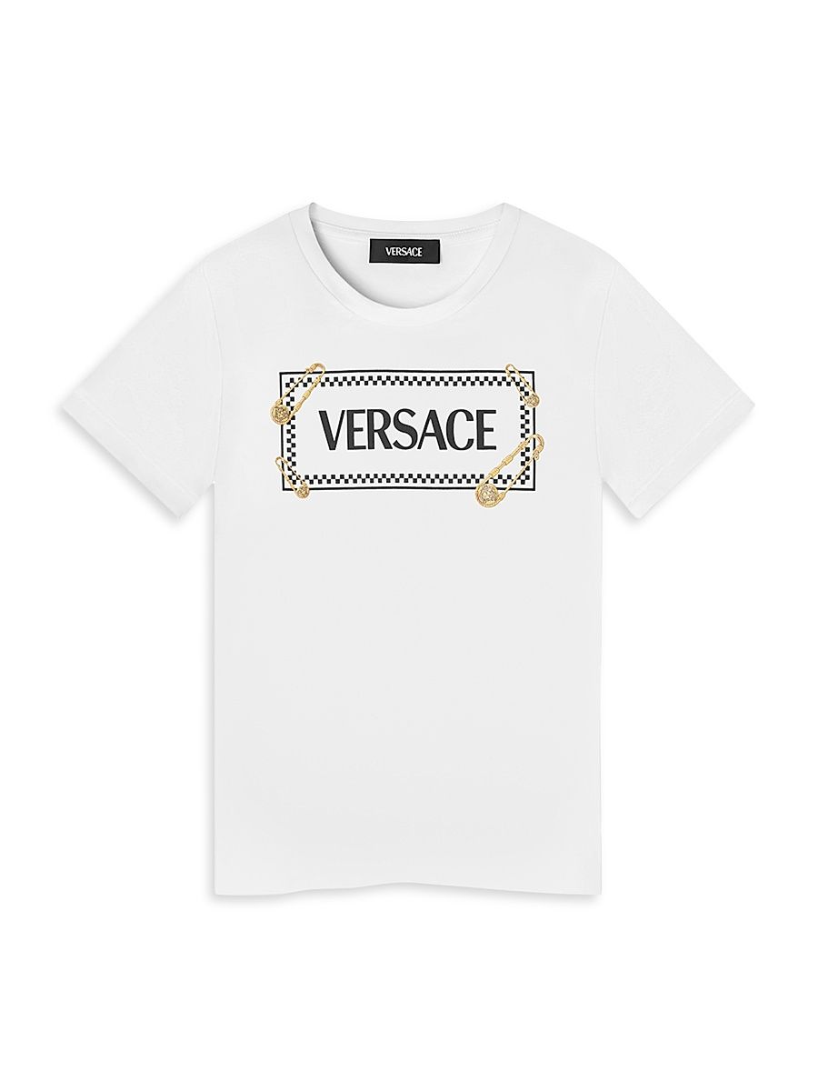 Little Kid's & Kid's 90s Vintage Logo T-Shirt - White - Size 6