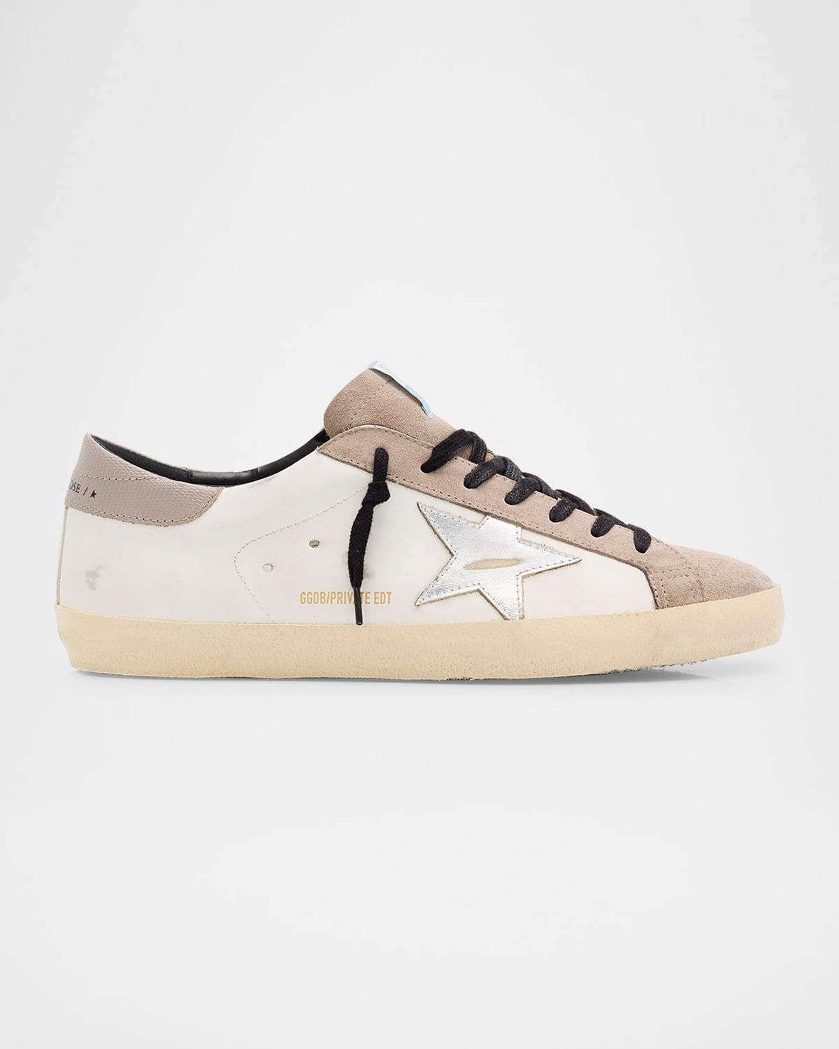 Men & apos;s Super-Star Leather and Suede Low-Top Sneakers