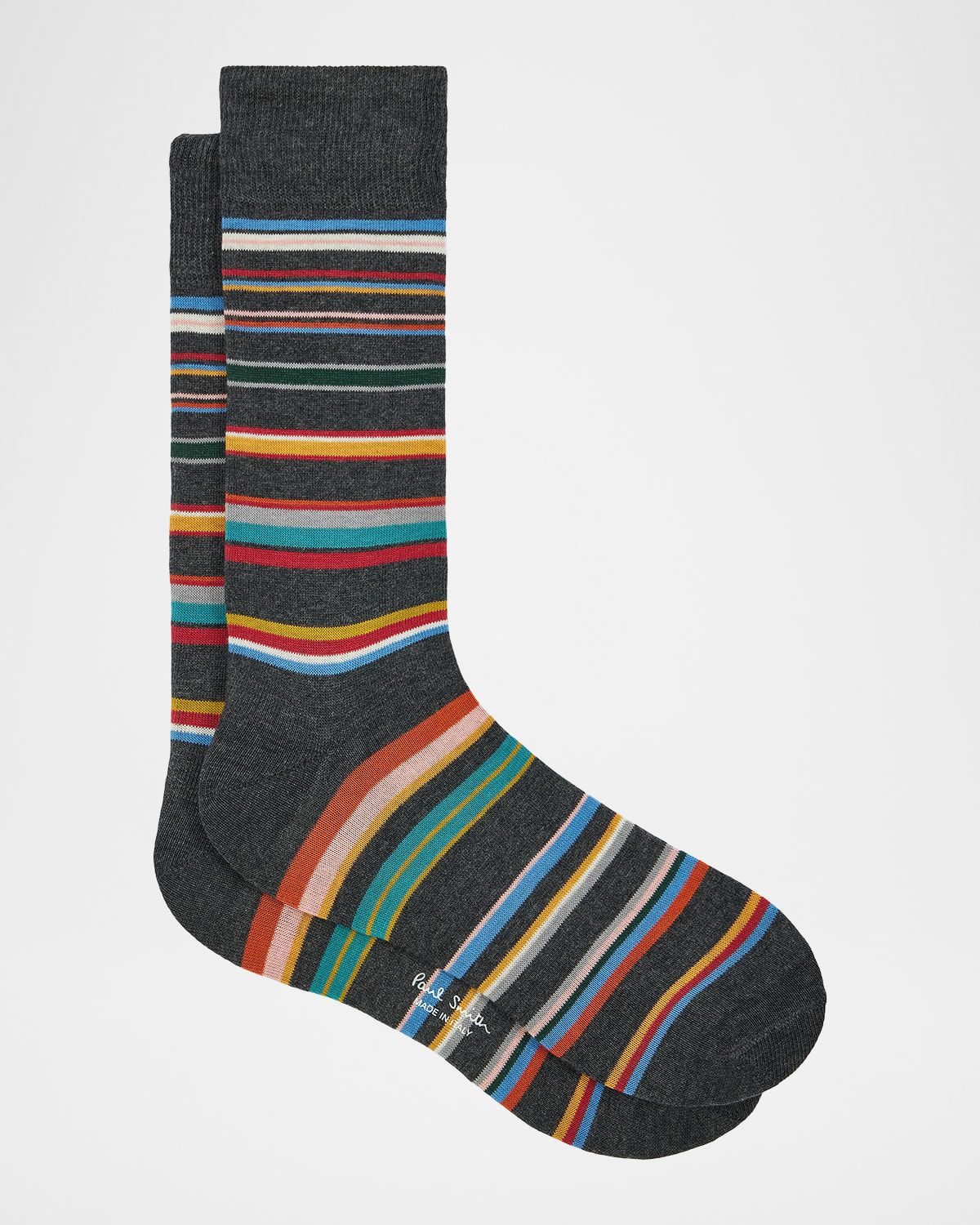 Men & apos;s Martin Signature Stripe Cotton Crew Socks
