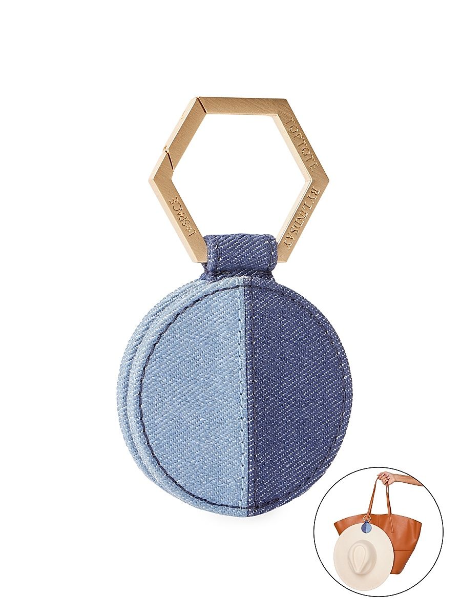 Women's The Pair Two-Tone Denim Hat Holder - Two Tone Blue