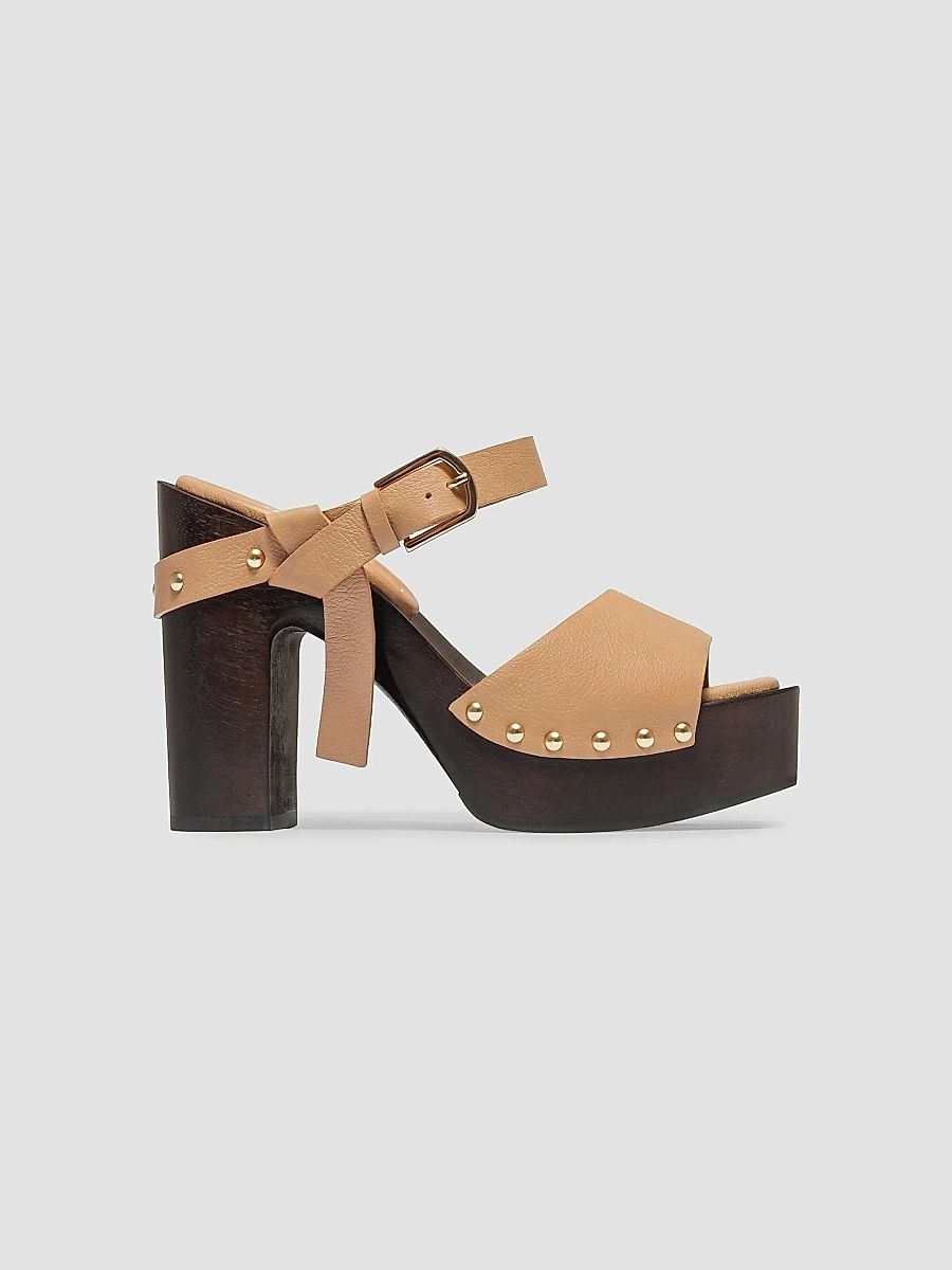Bernardo 1946 Women's Luxor Platform Clog Sandals - Marigold - Size 6