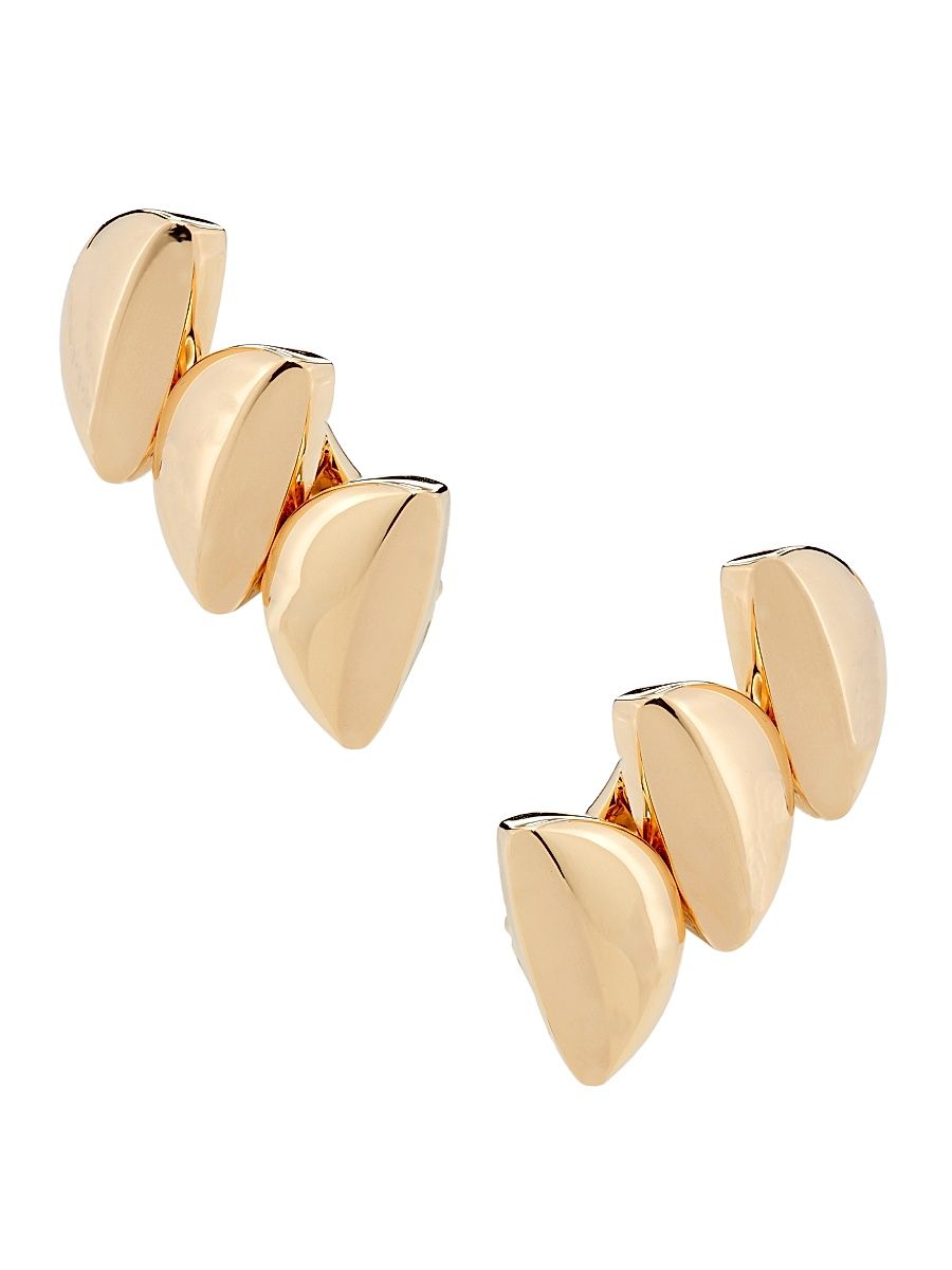 Women's Eclisse Endless 18K Rose Gold Clip-On Earrings - Rose Gold