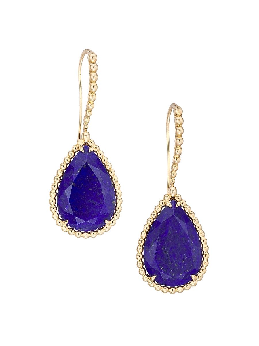Women's Serpent Bohème 18K Yellow Gold & Lapis Lazuli Drop Earrings