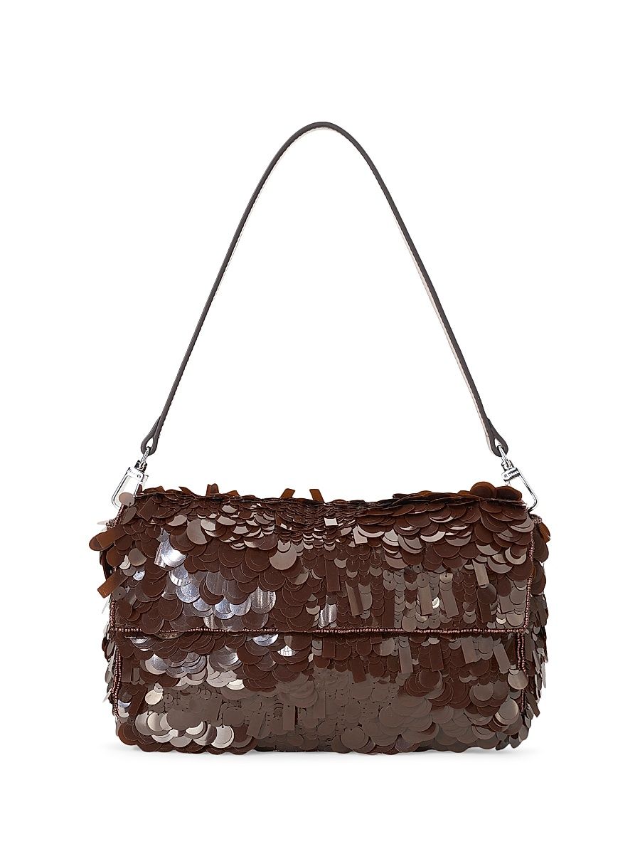 Women's Timmy Leather Shoulder Bag - Cacao
