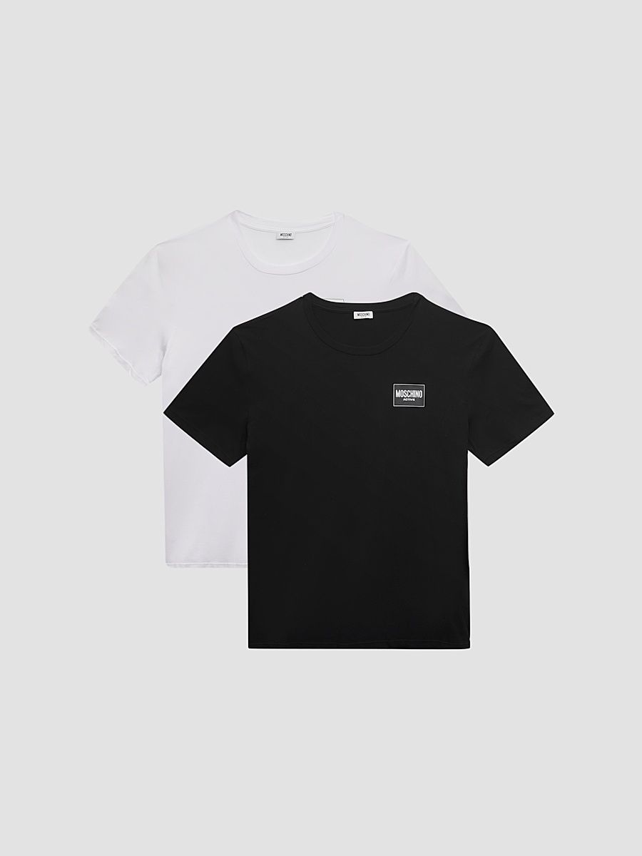 Men's 2-Pack Logo Stretch-Jersey Crewneck T-Shirt Set - Multi Black - Size XXL
