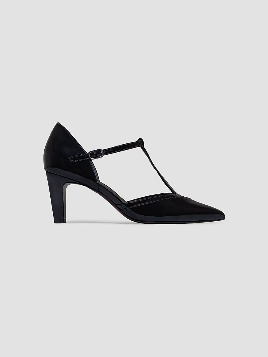 Women's Gianna T-Strap Pumps - Black - Size 11