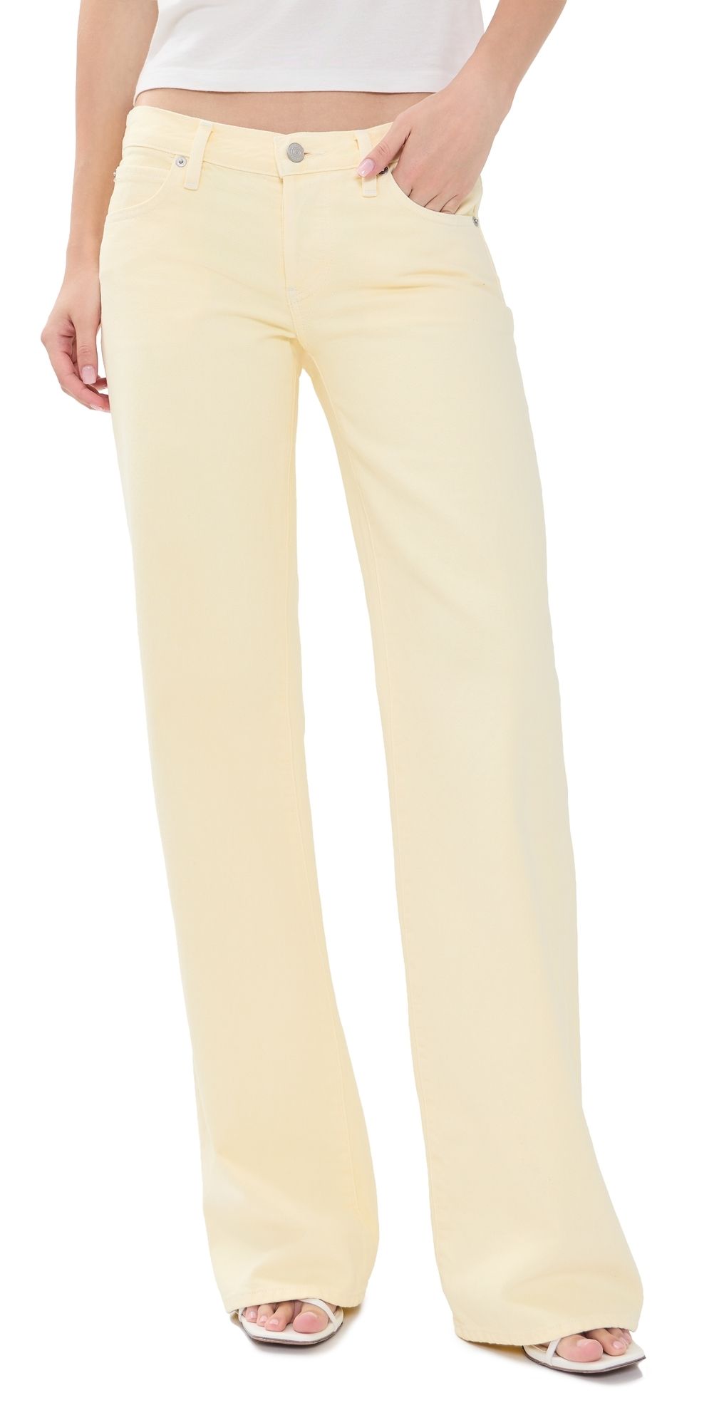 FRAME Frame x Amelia Gray The Gray Jeans Limoncello 30