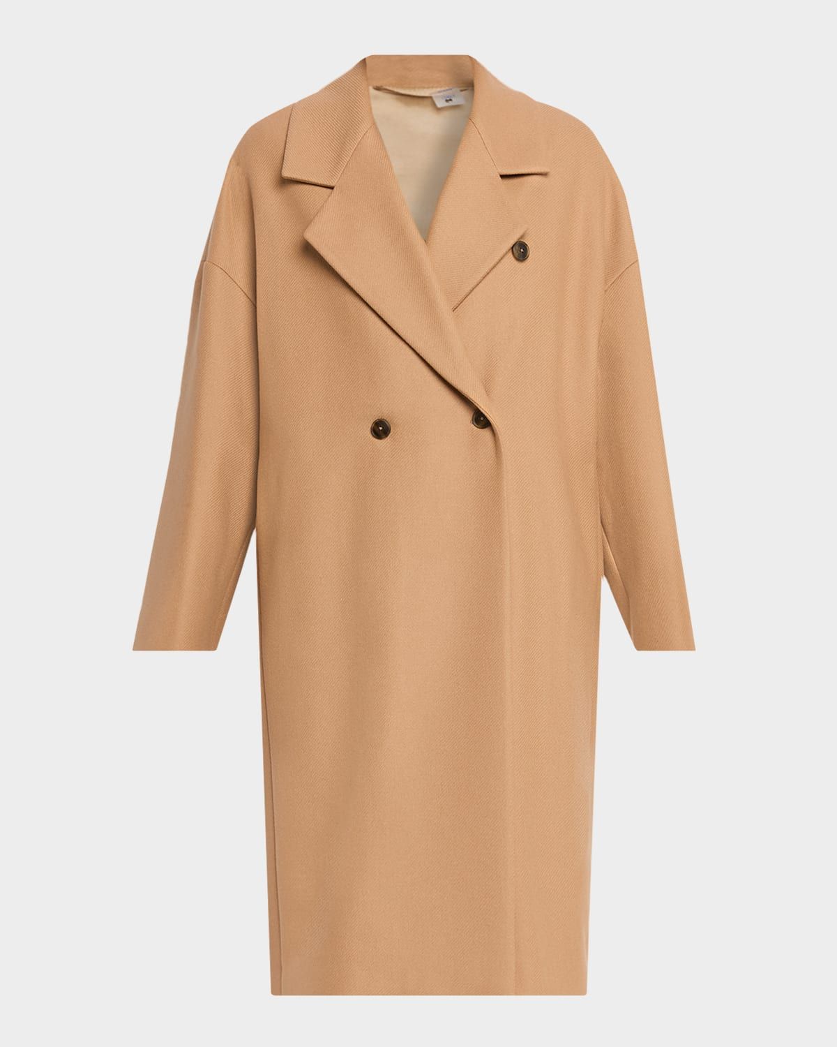 Double-Breasted Wool Coat