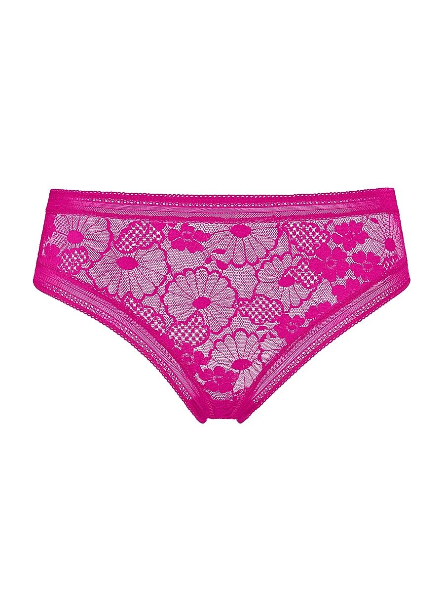 ERES Women's Tisane Lace Tanga Briefs - Rose Petal - Size 8