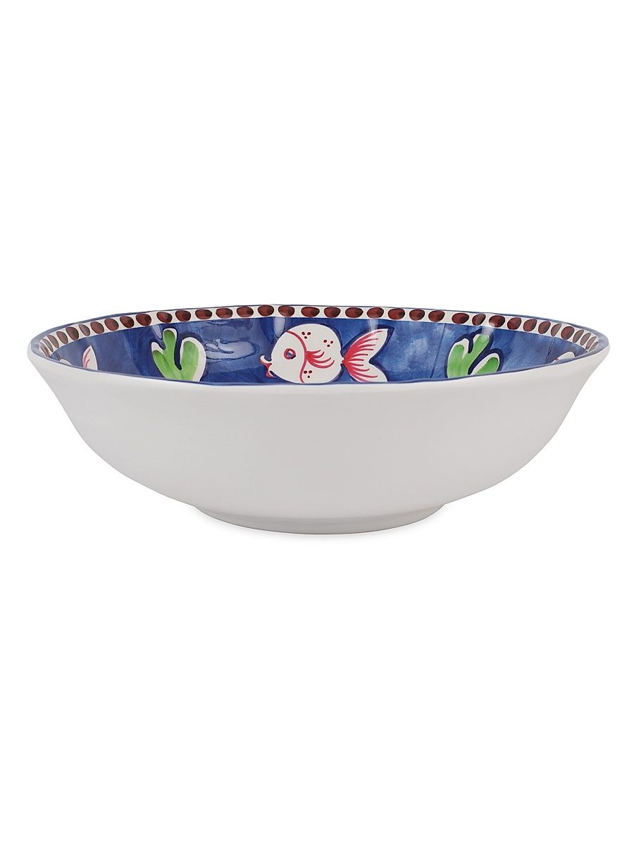 Melamine Campagna Pesce Large Serving Bowl