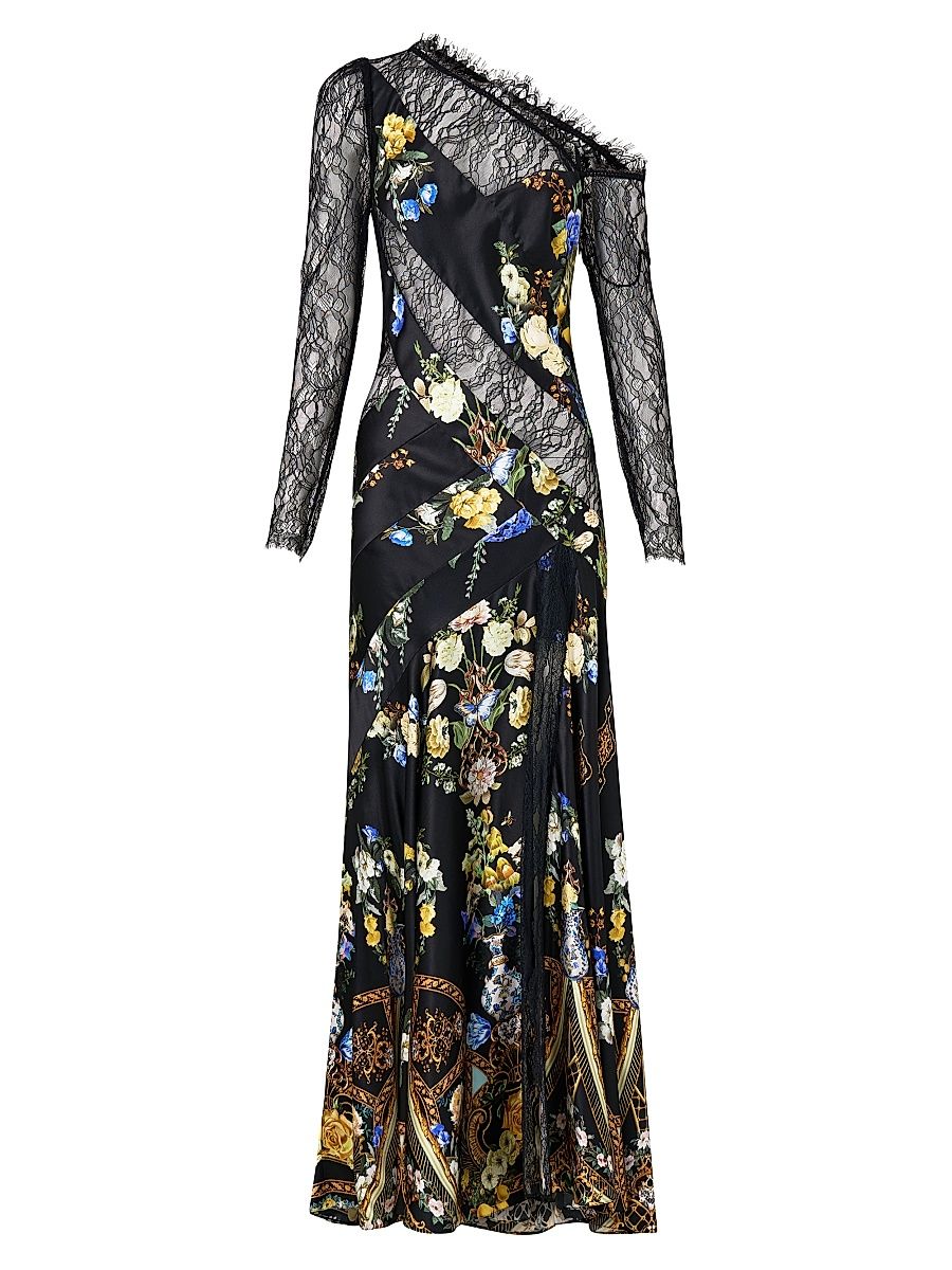 Women's Ottoman Elegance Lace Splice Maxi Dress - Ottoman Elegance - Size Large