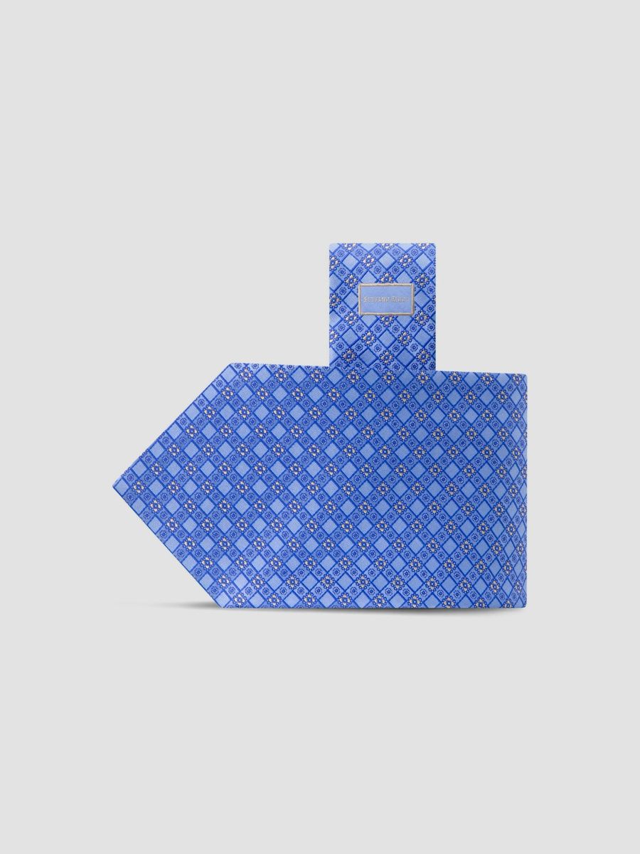 Stefano Ricci Men's Luxury Tie - Medium Blue