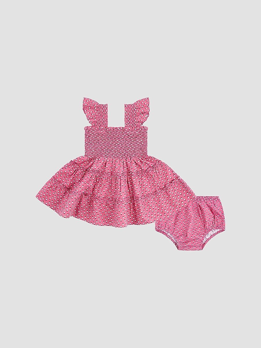 Little Girl's & Girl's The Tiny Ellie Nap Dress - Poppy Half Drop Rose - Size 12