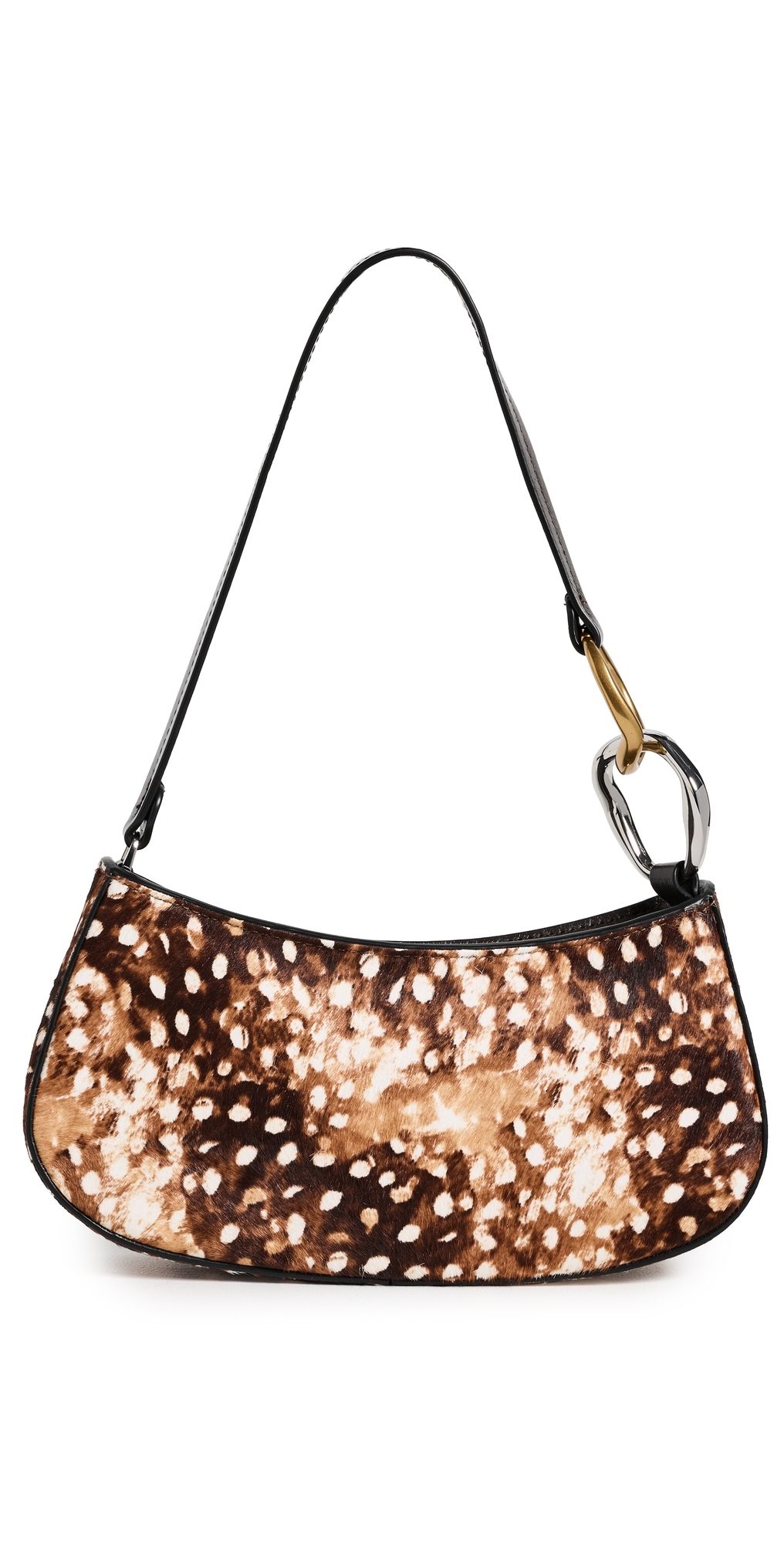 STAUD OLLIE BAG FAWN HAIRCALF One Size