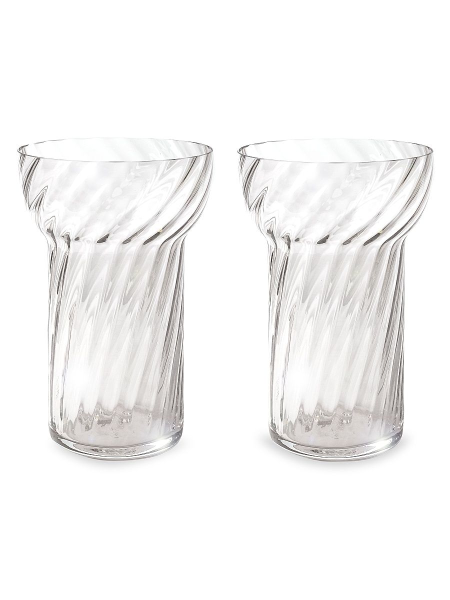 Série 03 Pin Parasol Big Parasol Glasses 4-Piece Set - White