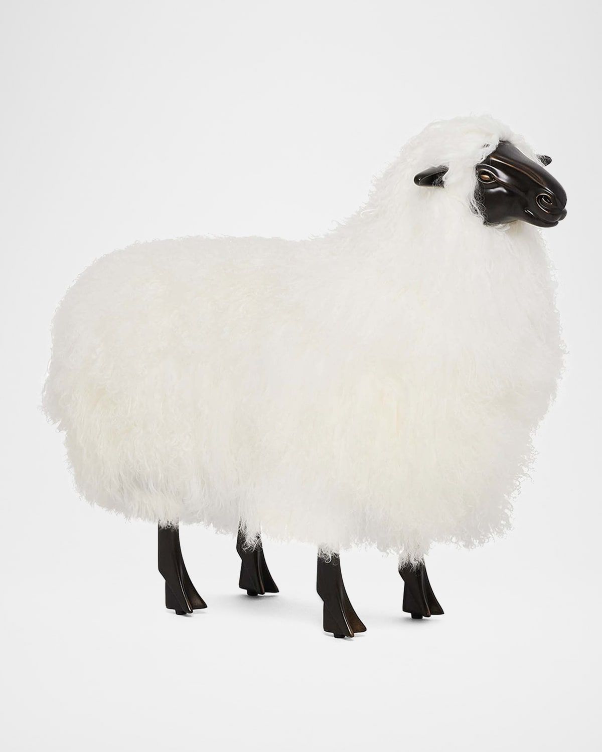 Lucie Baby Sheepskin Bench