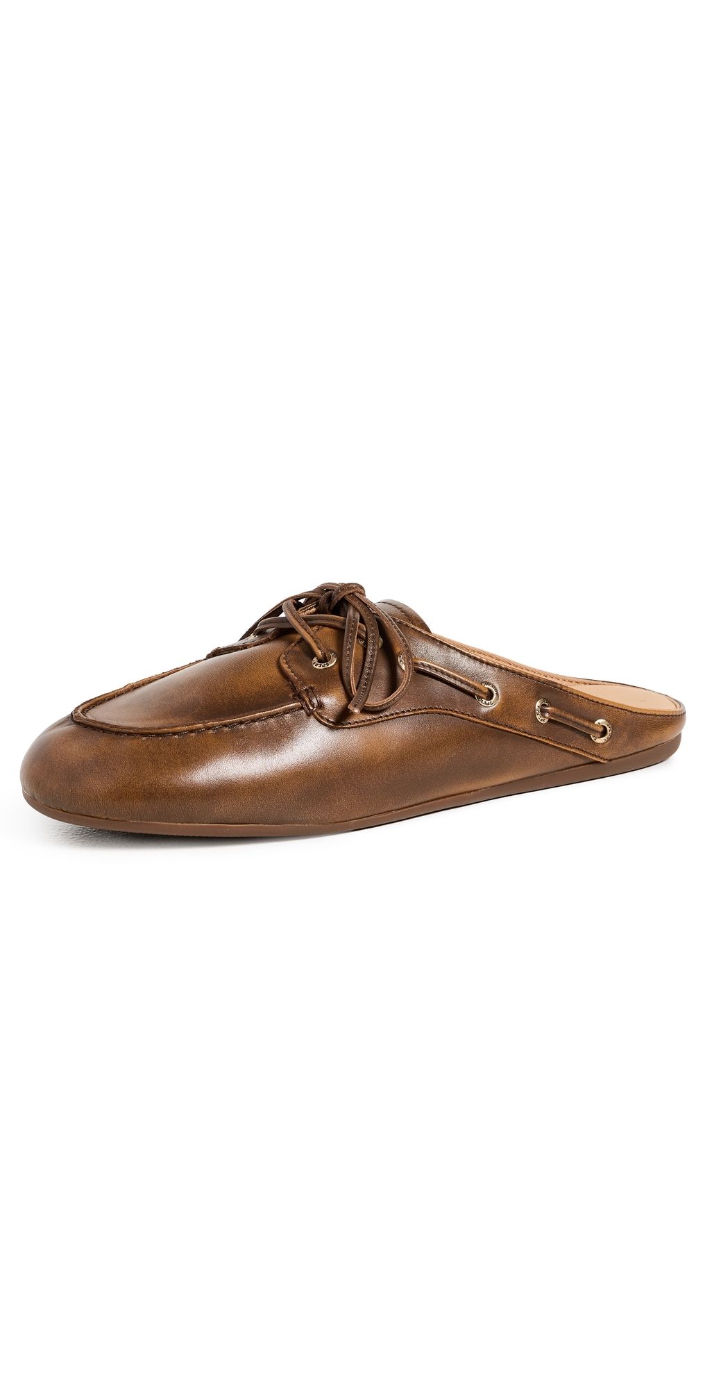 Sperry Slimboat Mules Brown 7
