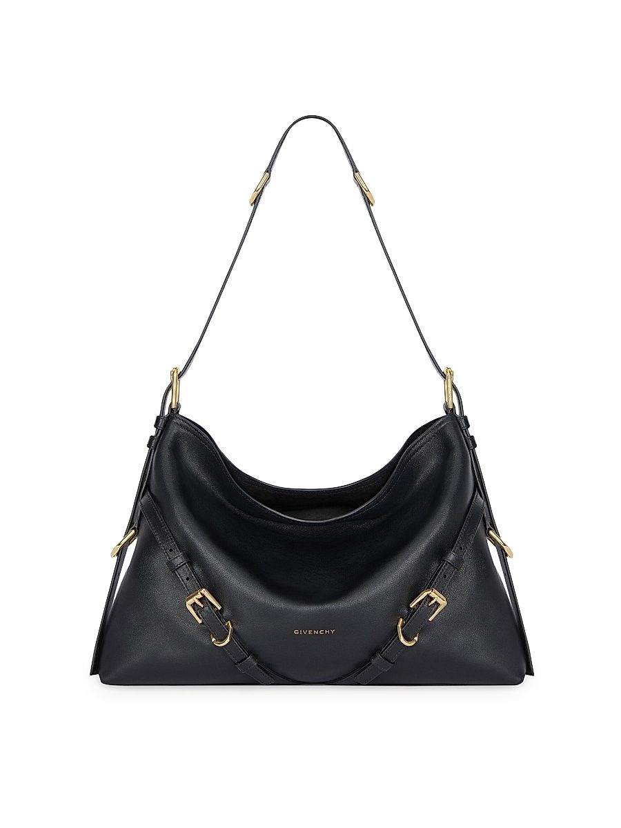 Women's Medium Voyou Shoulder Bag - Black