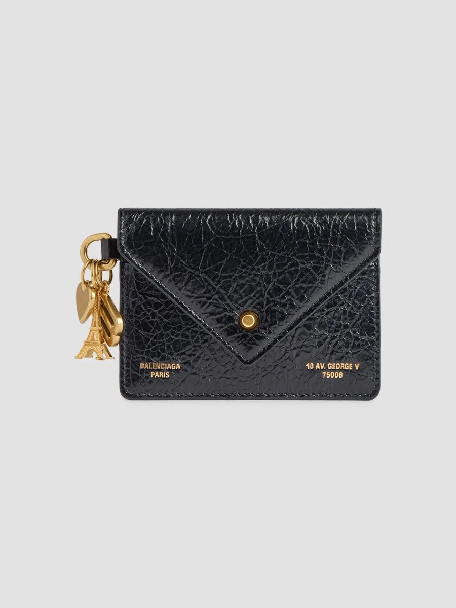 Balenciaga Women's Token Card Holder - Black