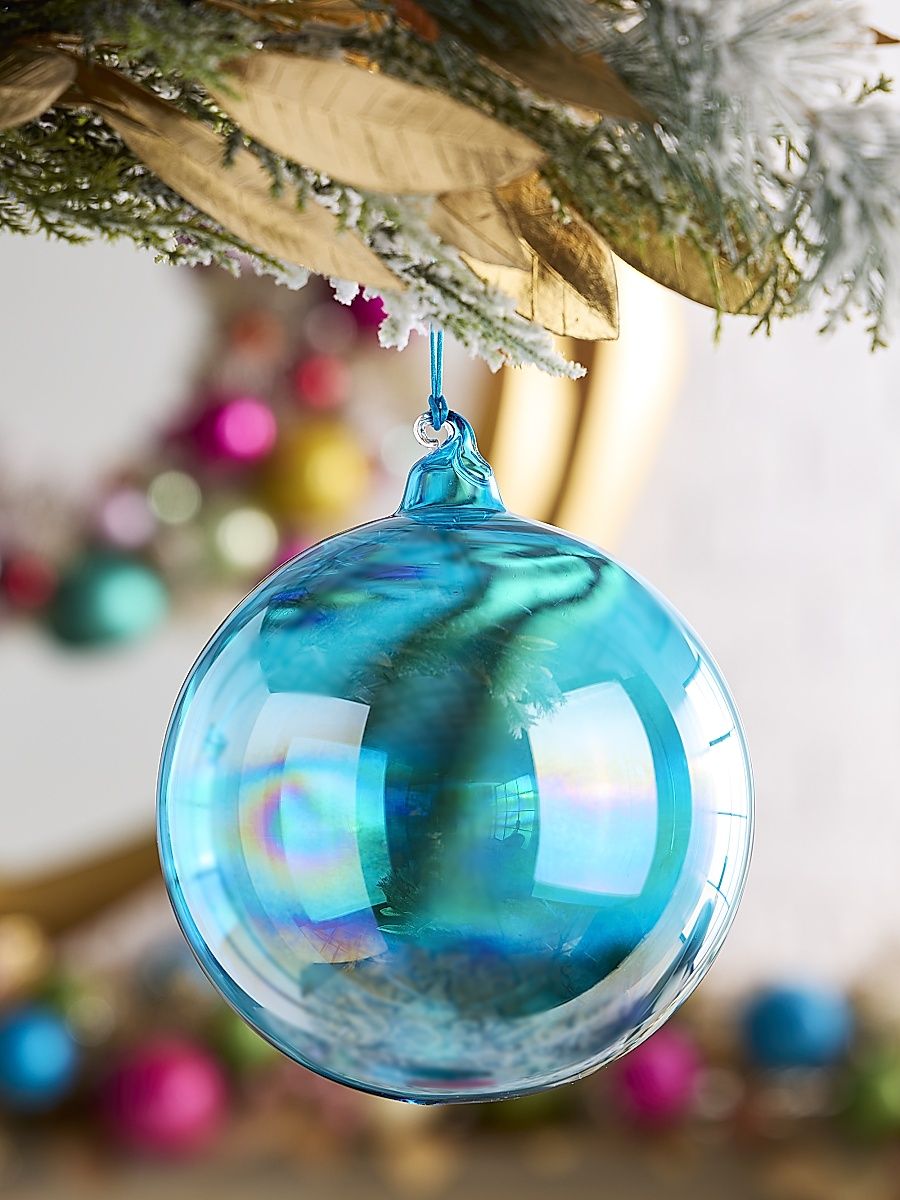 Holiday Newness Glass Ball Ornament