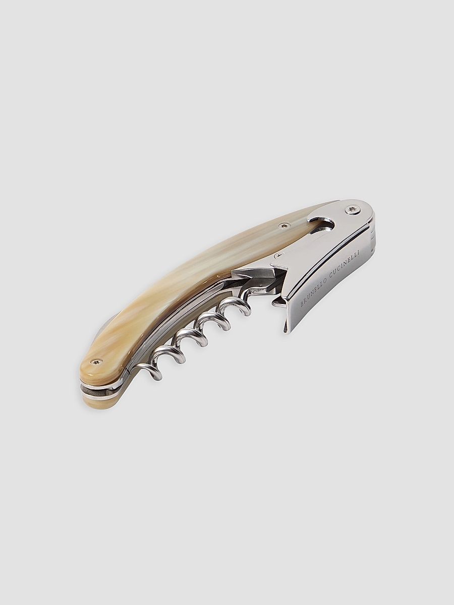 Buffalo Horn and Steel Cork-Screw - Horn