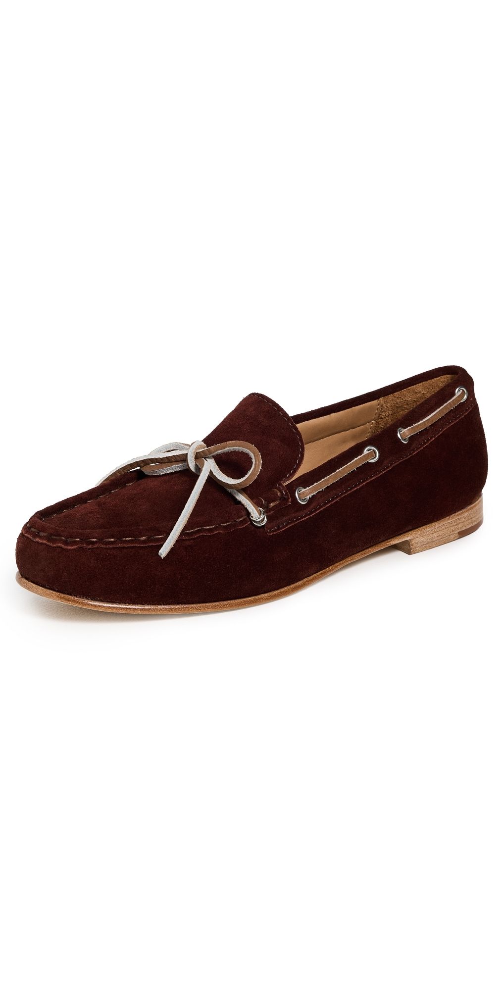 Freda Salvador Morgan Moccasins Bordeaux Suede 7