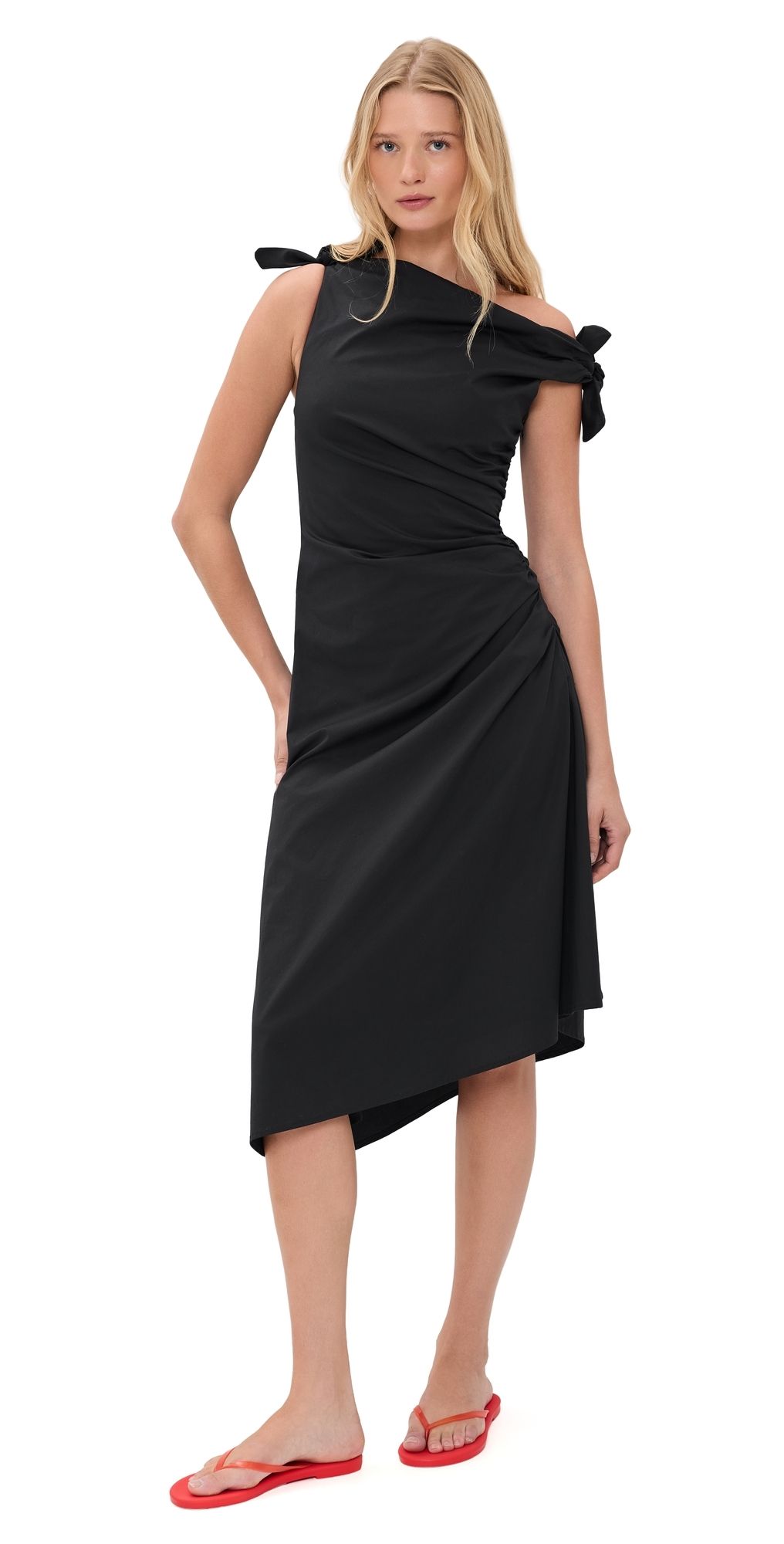 STAUD Bellaria Dress Black 10