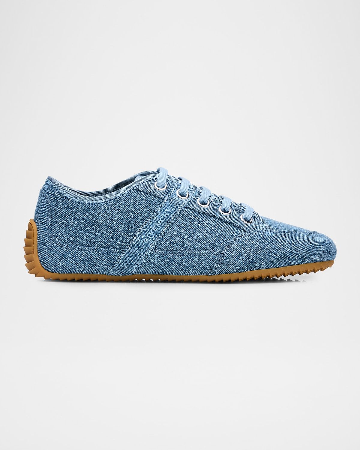 Slim Denim Low-Top Sneakers