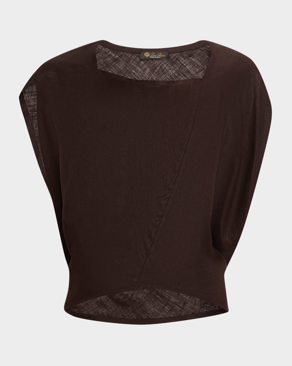 Gaia Cap-Sleeve New Summer Twill Shirt