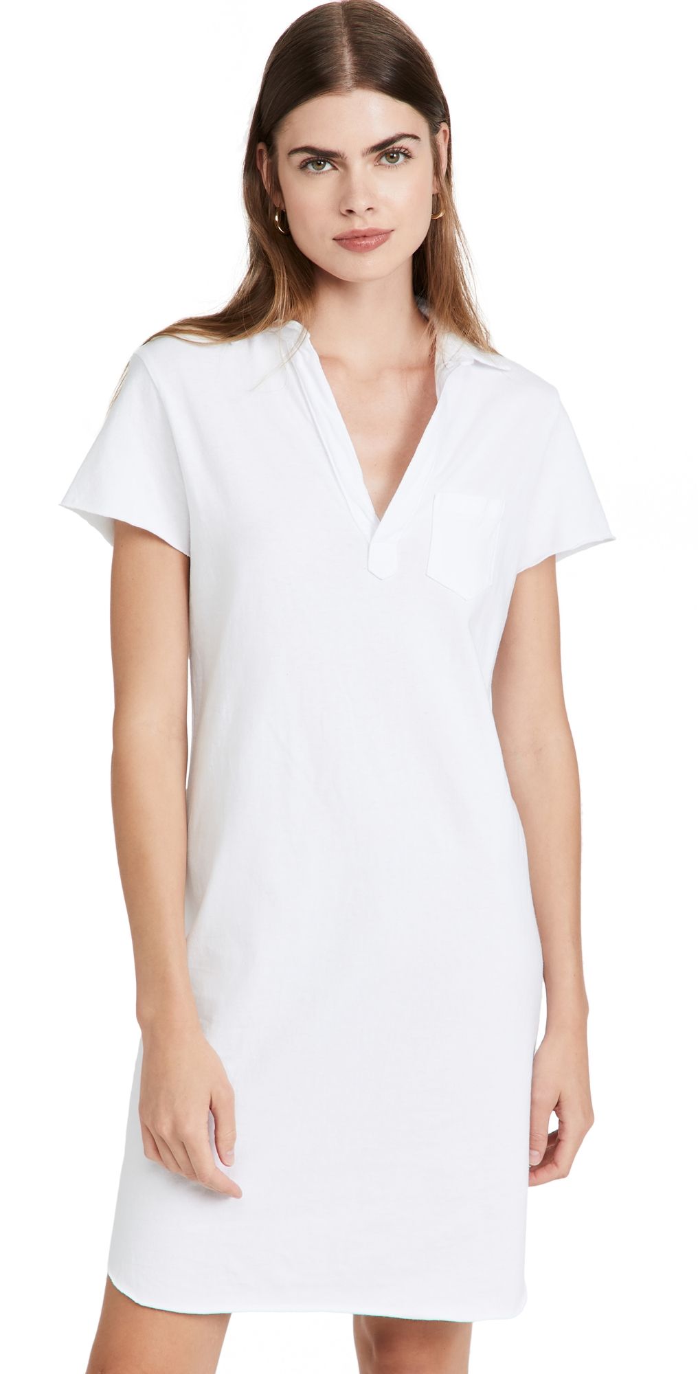 Frank & Eileen Short Polo Dress White S