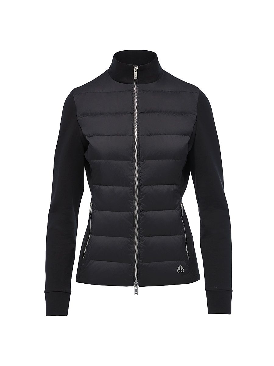 Moose Knuckles Women's Naomi Hybrid Jacket - Black - Size Large